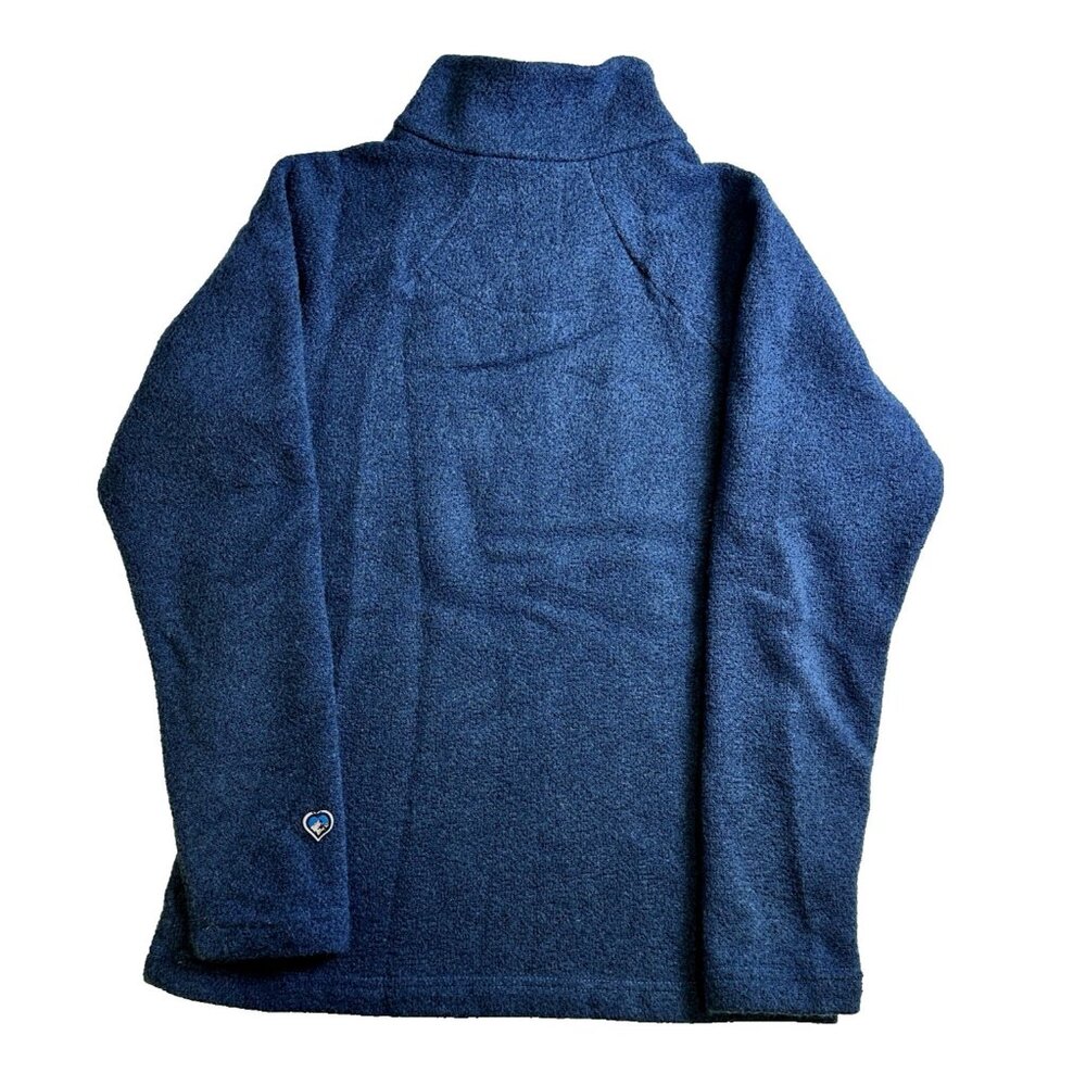 Kuhl Womens Small Blue Quarter Zip Fleece Pullover Sweater Outdoor Hiking - Picture 2 of 8